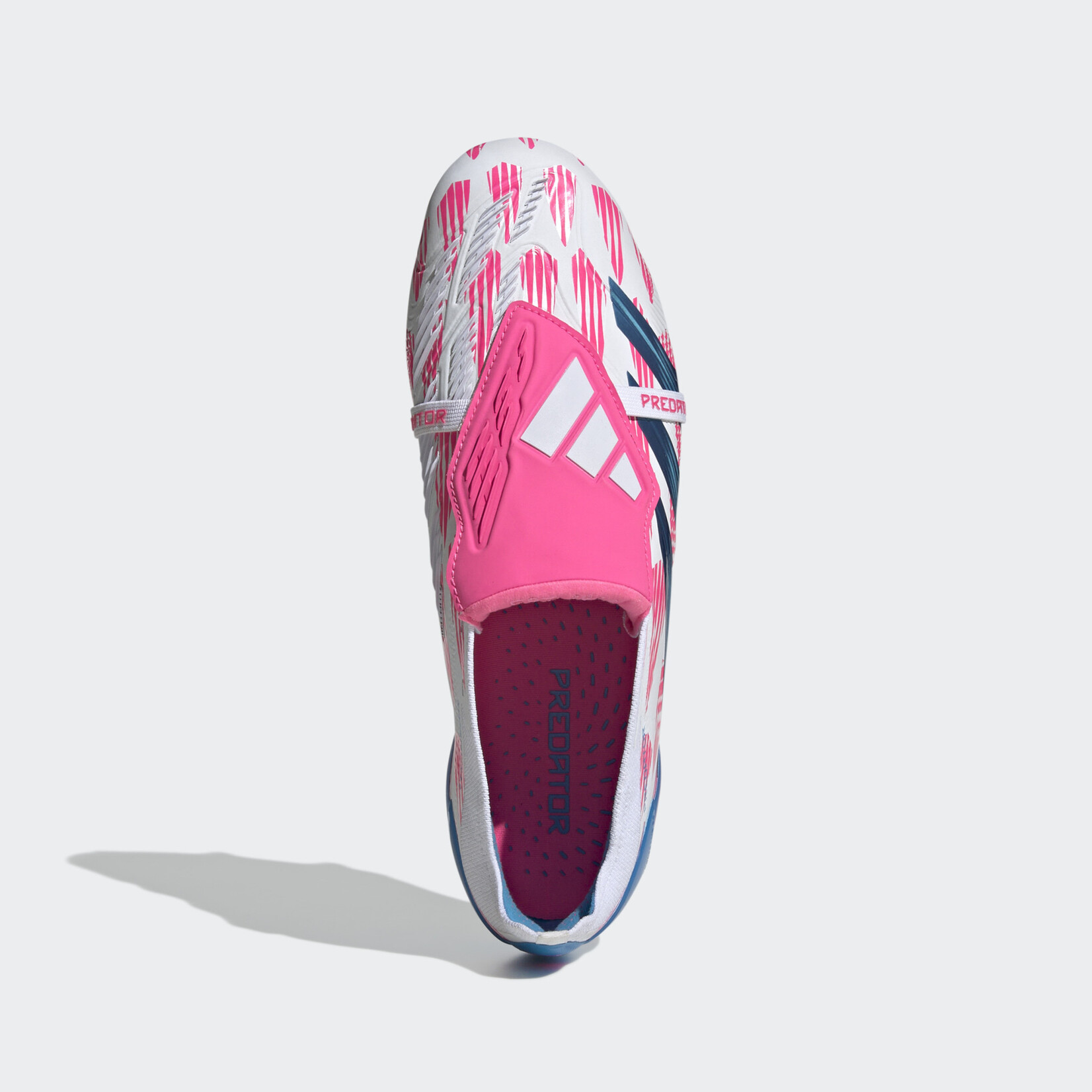 Adidas Predator Elite Fold-Over Tongue FG White/Blue/Pink