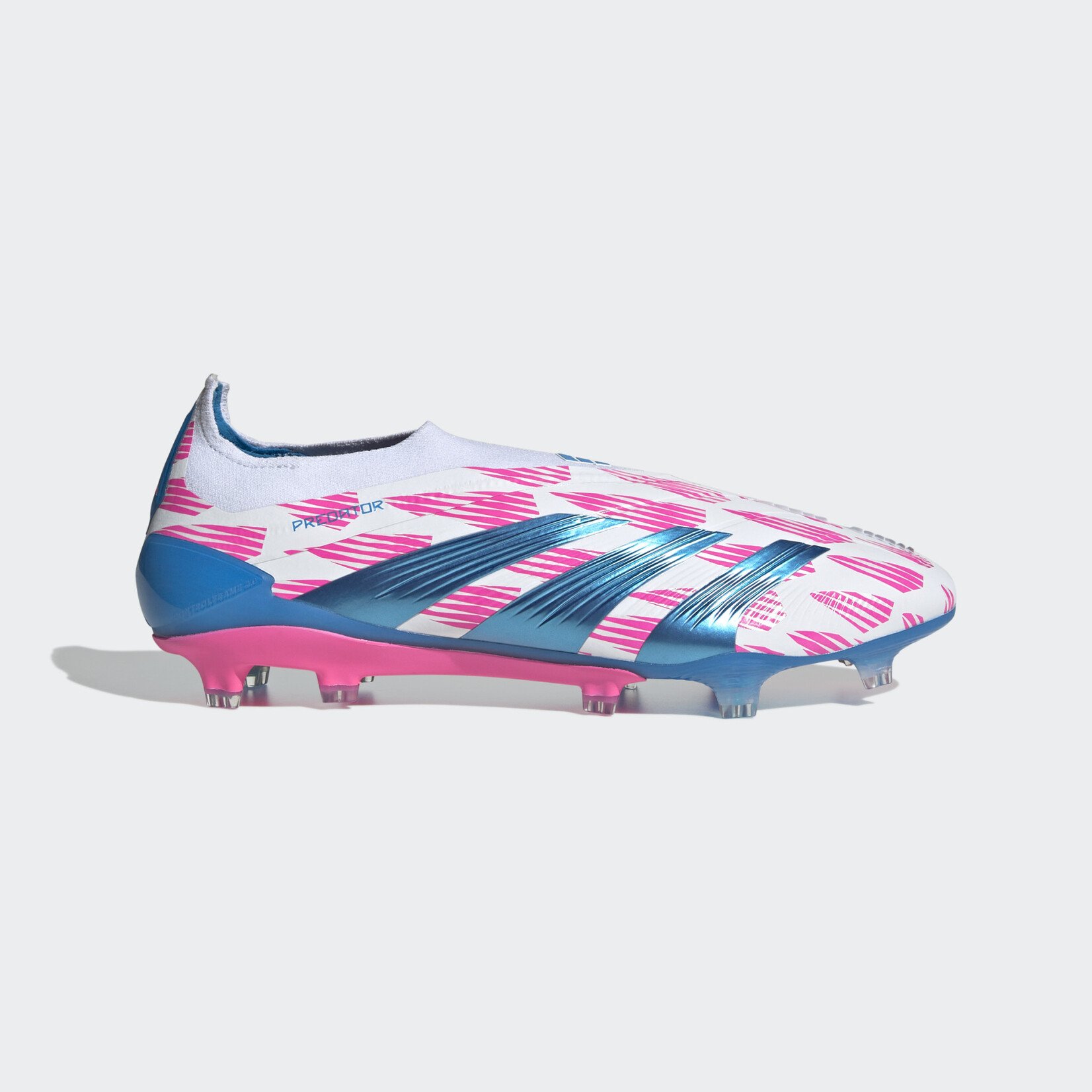 Adidas Predator Elite Laceless FG White/Blue/Pink