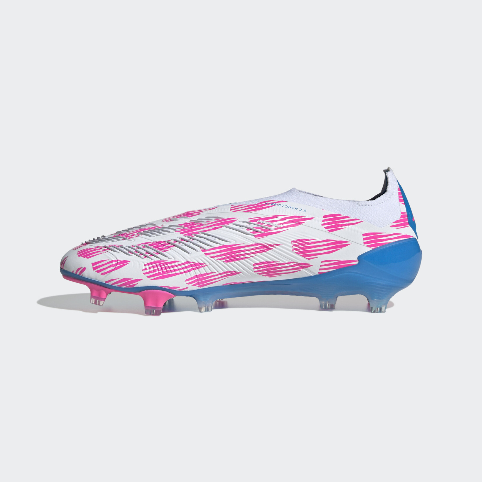 Adidas Predator Elite Laceless FG White/Blue/Pink