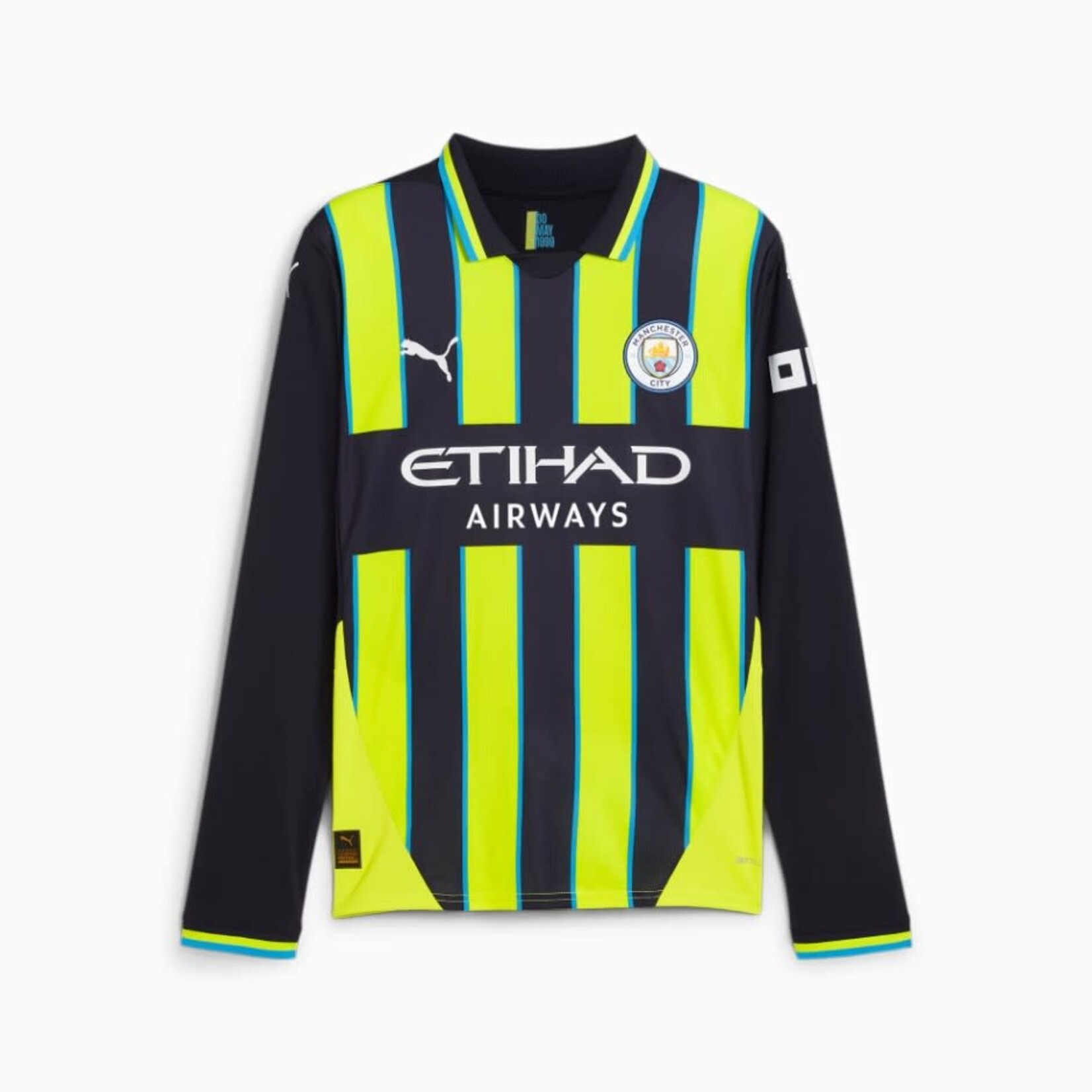 Puma MCFC AWAY JERSEY REPLICA LS NAVY/YELLOW