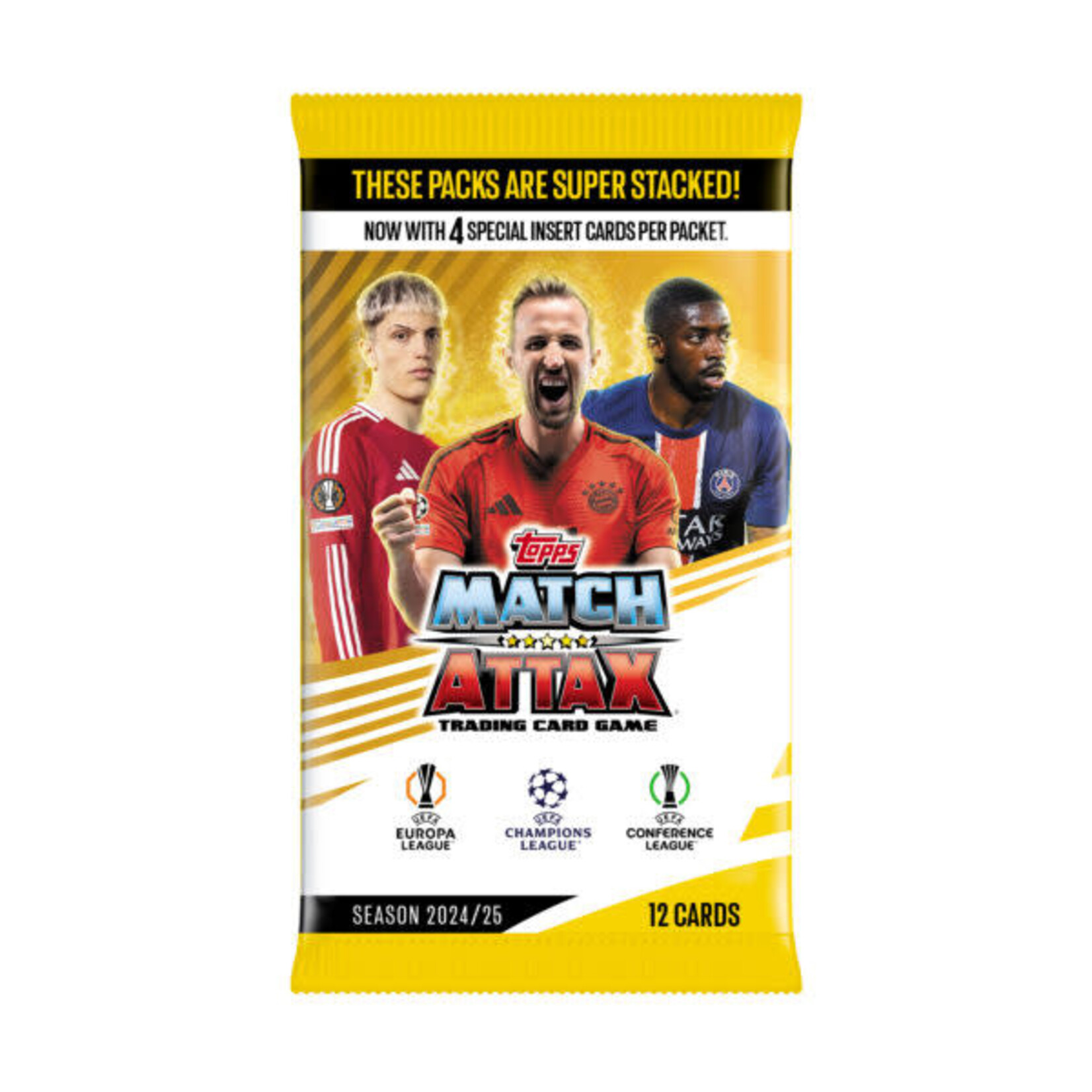 Topps 202425 TOPPS MATCH ATTAX UEFA CHAMPIONS LEAGUE CARDS 24PACK