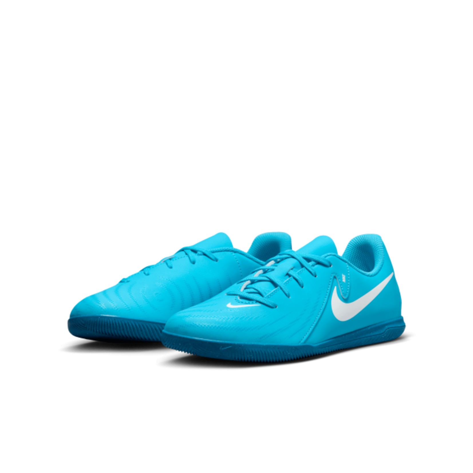 Nike Phantom GX 2 Club IC Soccer Shoes Blue Fury/White Jr. - Soccer World
