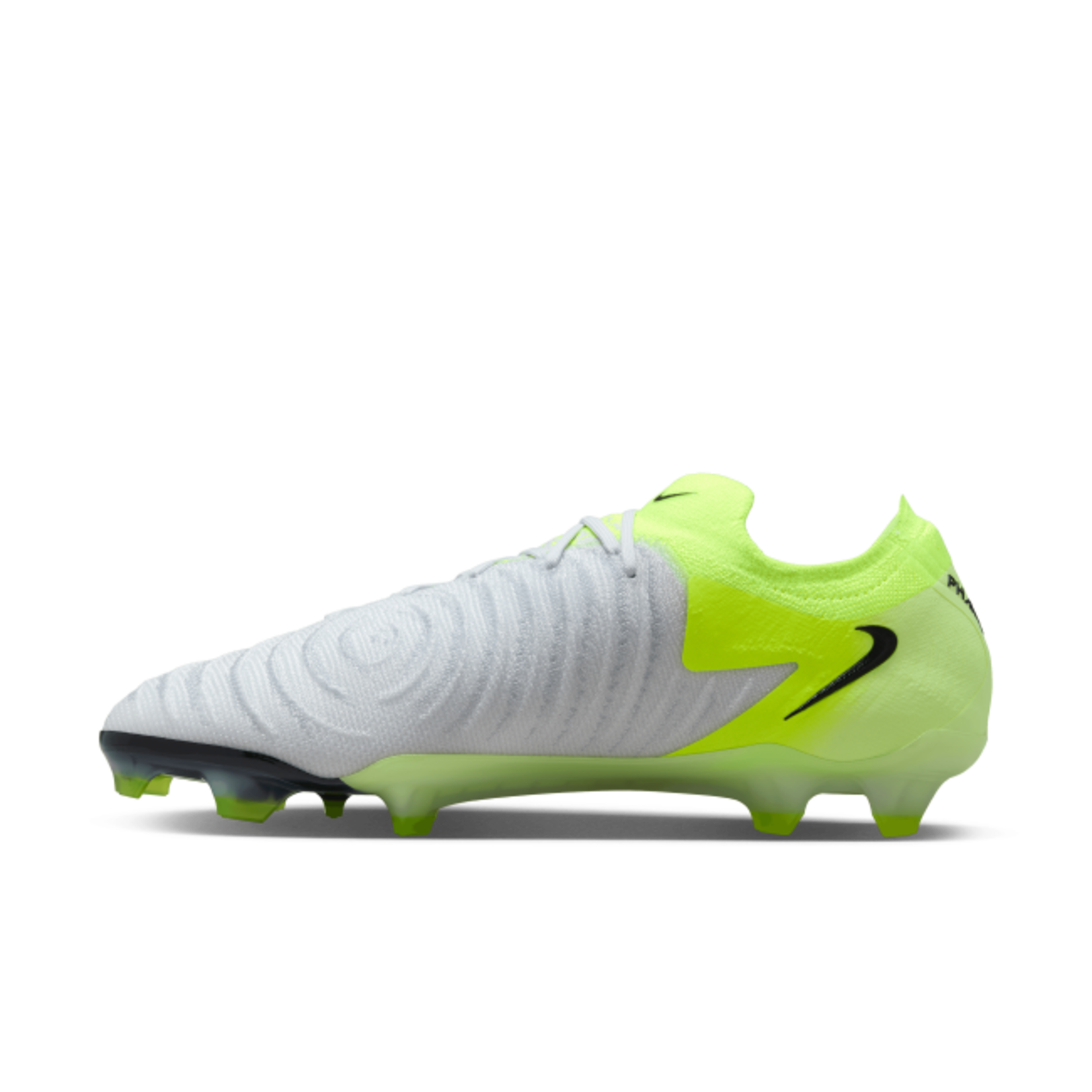 Nike Phantom GX 2 Elite FG Metallic Silver Black Volt Soccer World