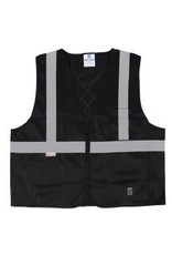 Viking Viking Solid High Vis Safety Vest w/Zipper