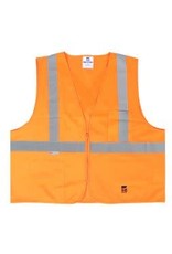 Viking Viking Solid High Vis Safety Vest w/Zipper