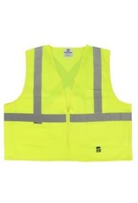 Viking Viking Solid High Vis Safety Vest w/Zipper