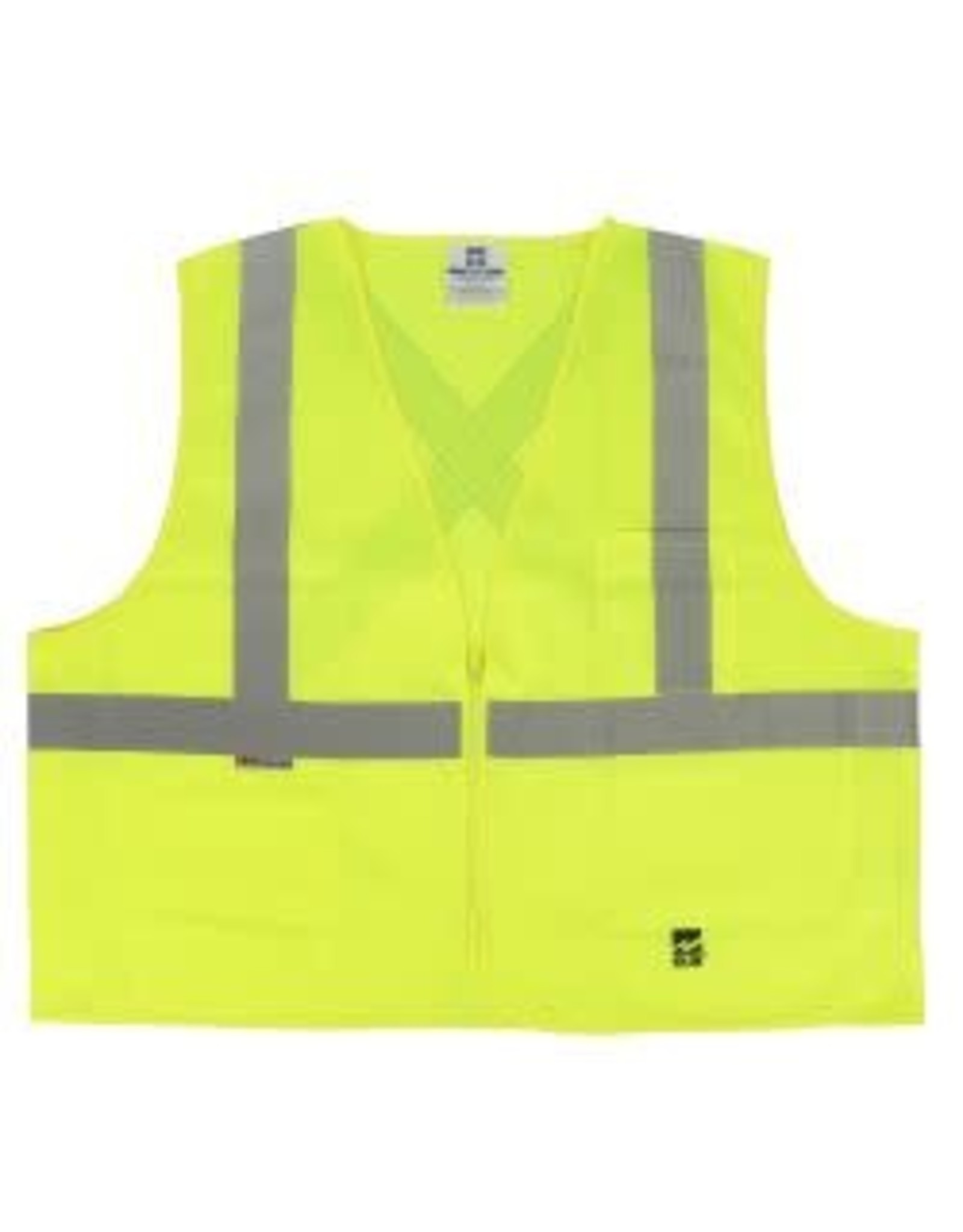 Viking Viking Solid High Vis Safety Vest w/Zipper