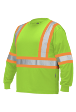 Forcefield Forcefield High Vis Long Sleeve T's - Crew Neck