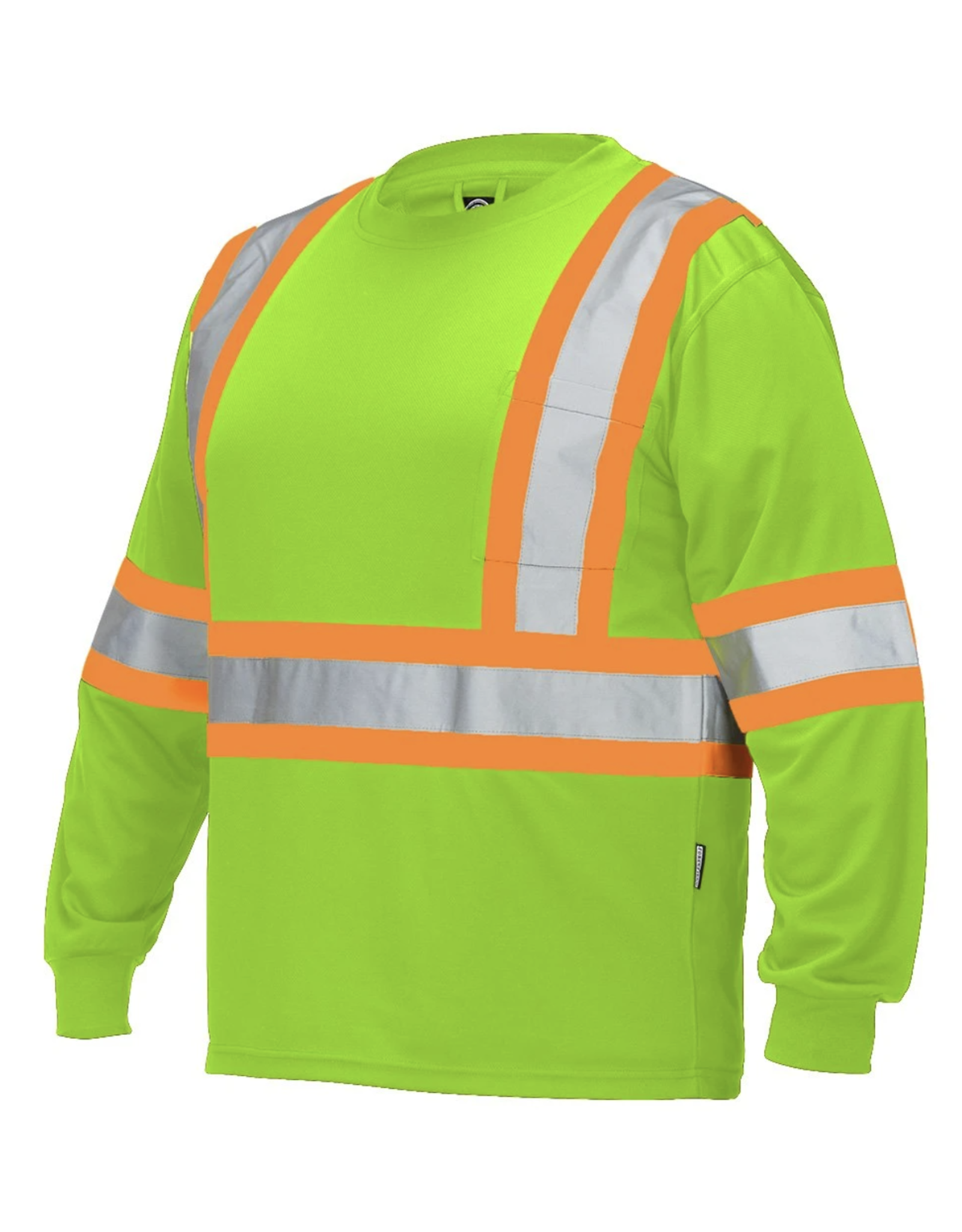 Forcefield Forcefield High Vis Long Sleeve T's - Crew Neck