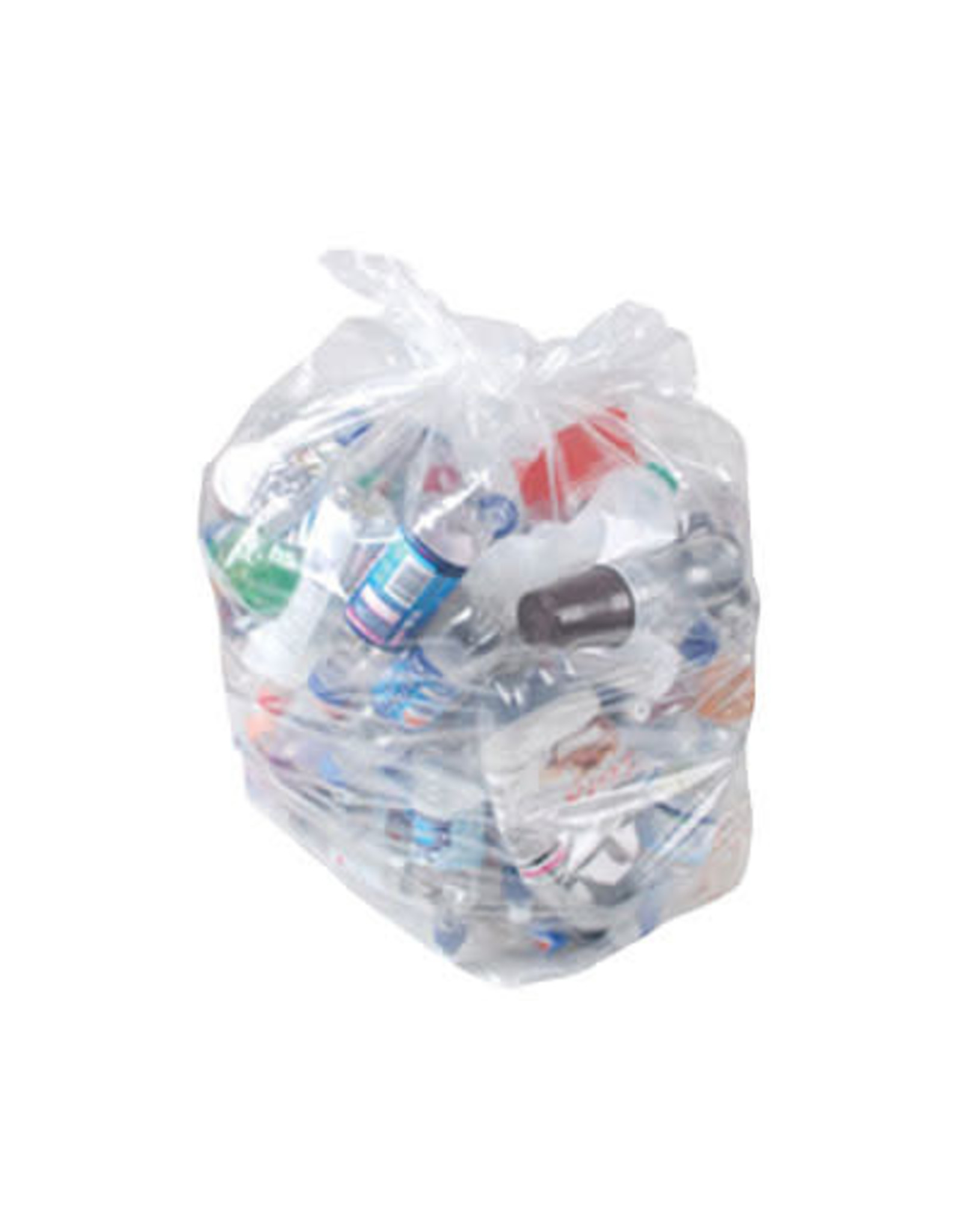 Proven 20 x 22 Clear/Regular Garbage Bags - 500/Case