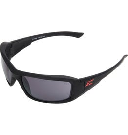 Edge Safety Sunglasses, Smoke w/Red "E"