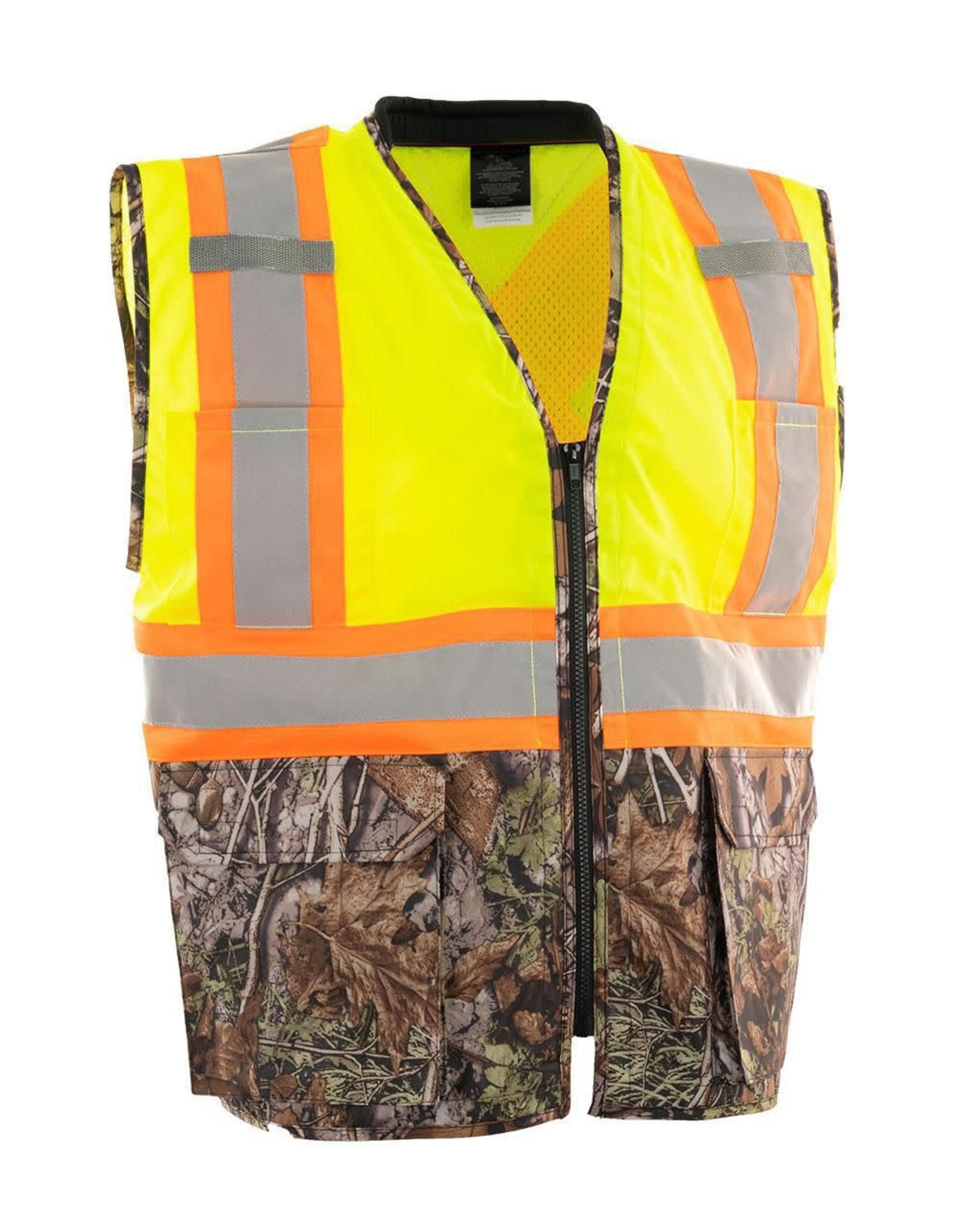 Forcefield Forcefield Deluxe Safety Vest, Lime/Camo