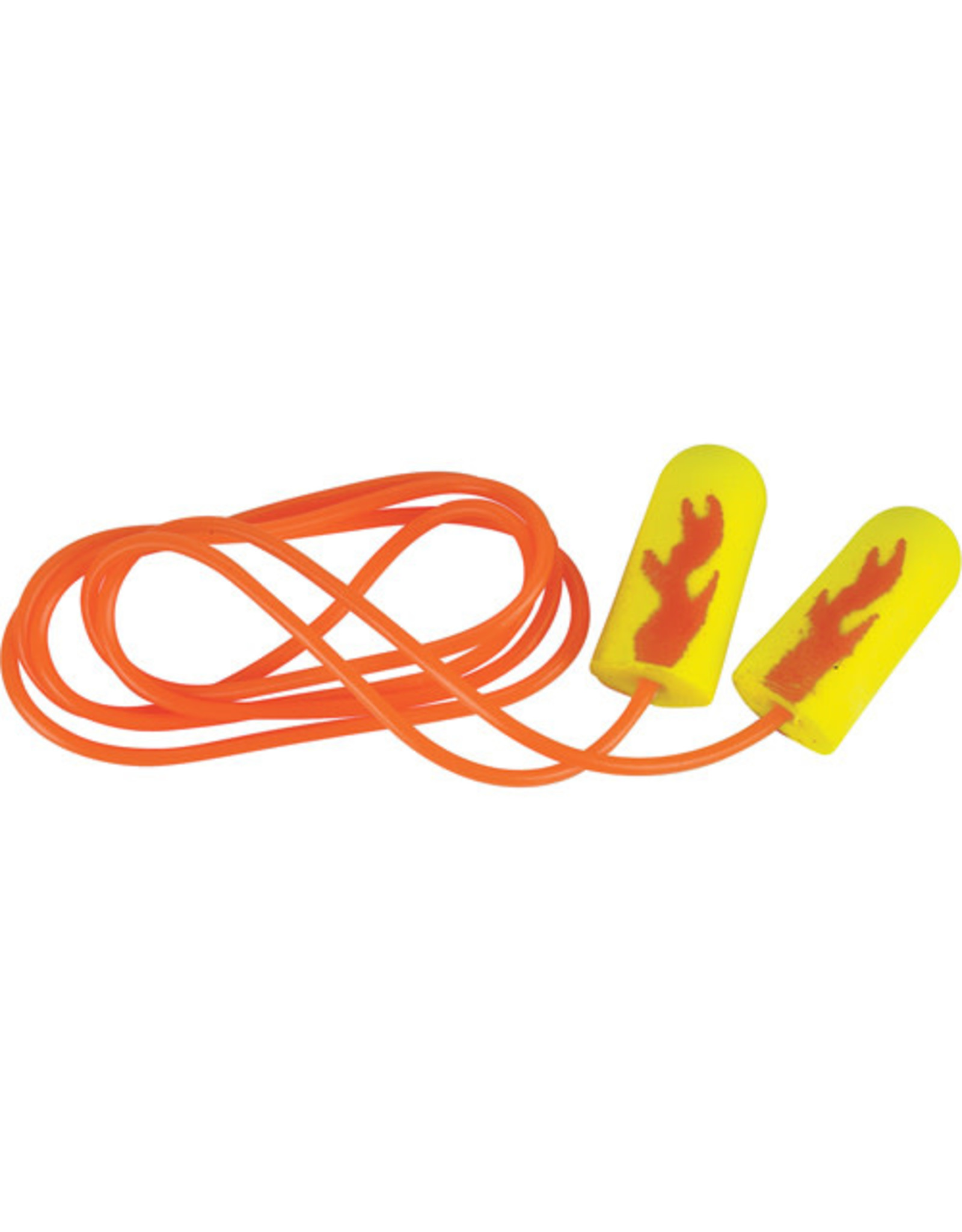 3M E-A-R Soft Yellow Neons Earplugs, Corded, 200/PK