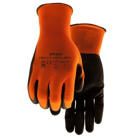 Watson Stealth Heavy Artillery Rubber Coated Gloves - 6/Bulk Pack
