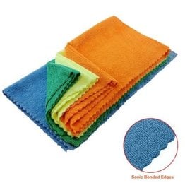 Wipeco Microfibre Cloths, 200 GSM, 10/Pk, Green