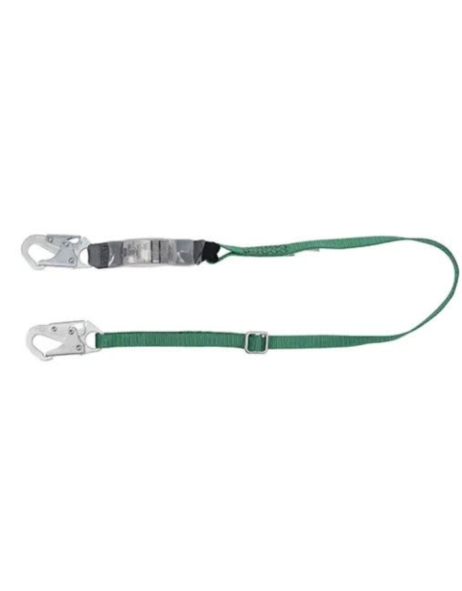 MSA MSA V-Series Adj. Lanyard w/Shock, 4'-6', Snap Hook, 150-310 lb