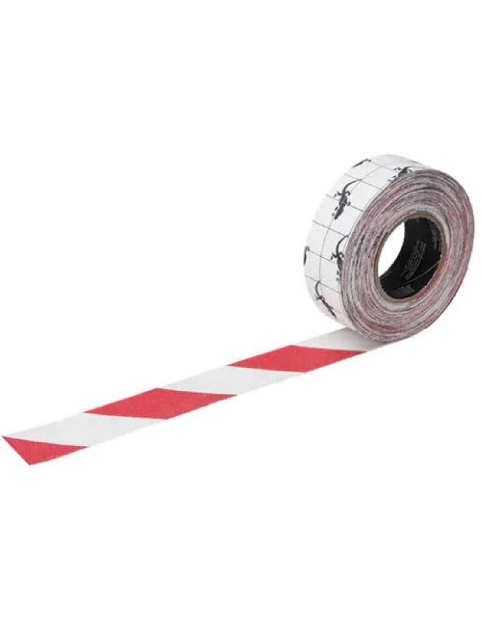 Zenith Anti-Skid Tape, Red/Wht Stripes, 2" x 60'