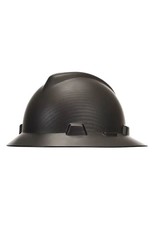MSA HydroDip Full Brim Hard Hat, Ratchet, Carbon Fibre