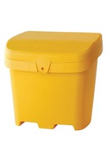 Salt & Sand Container w/Hasp, Yellow