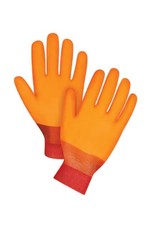 Winter Lined Full Dip PVC Glove - Large