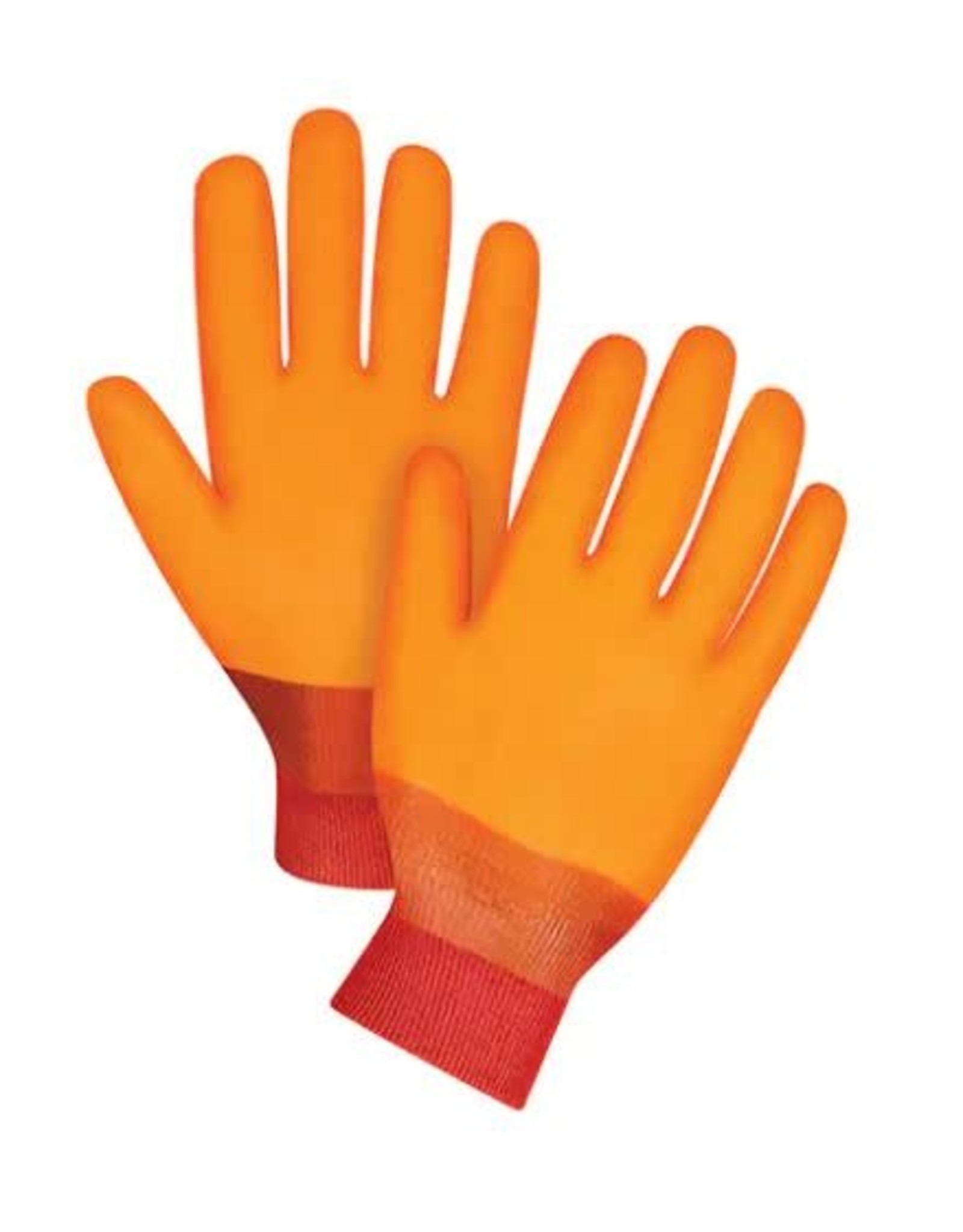 Winter Lined Full Dip PVC Glove - Large