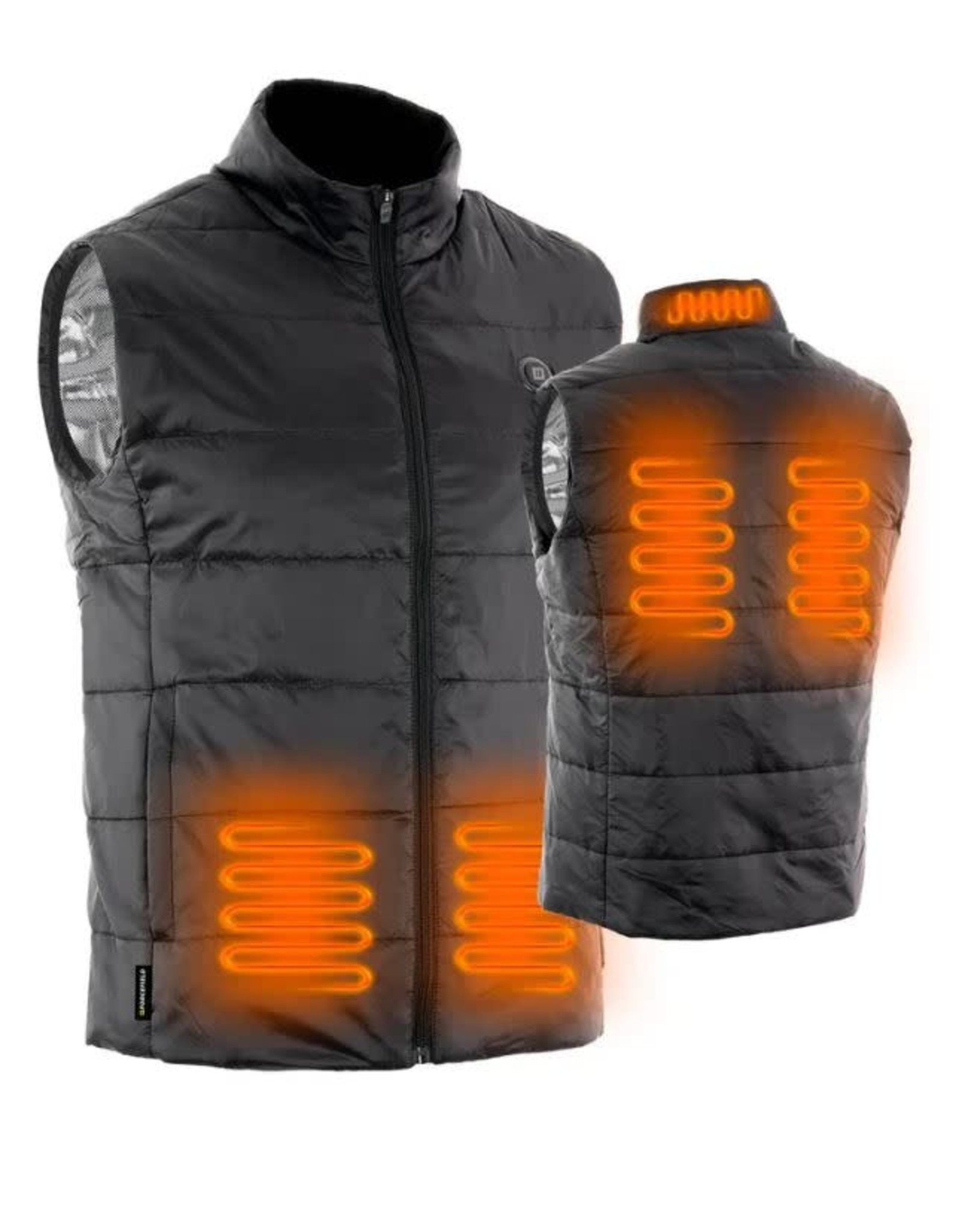 Forcefield Heated Vest w/Battery Pack - Black