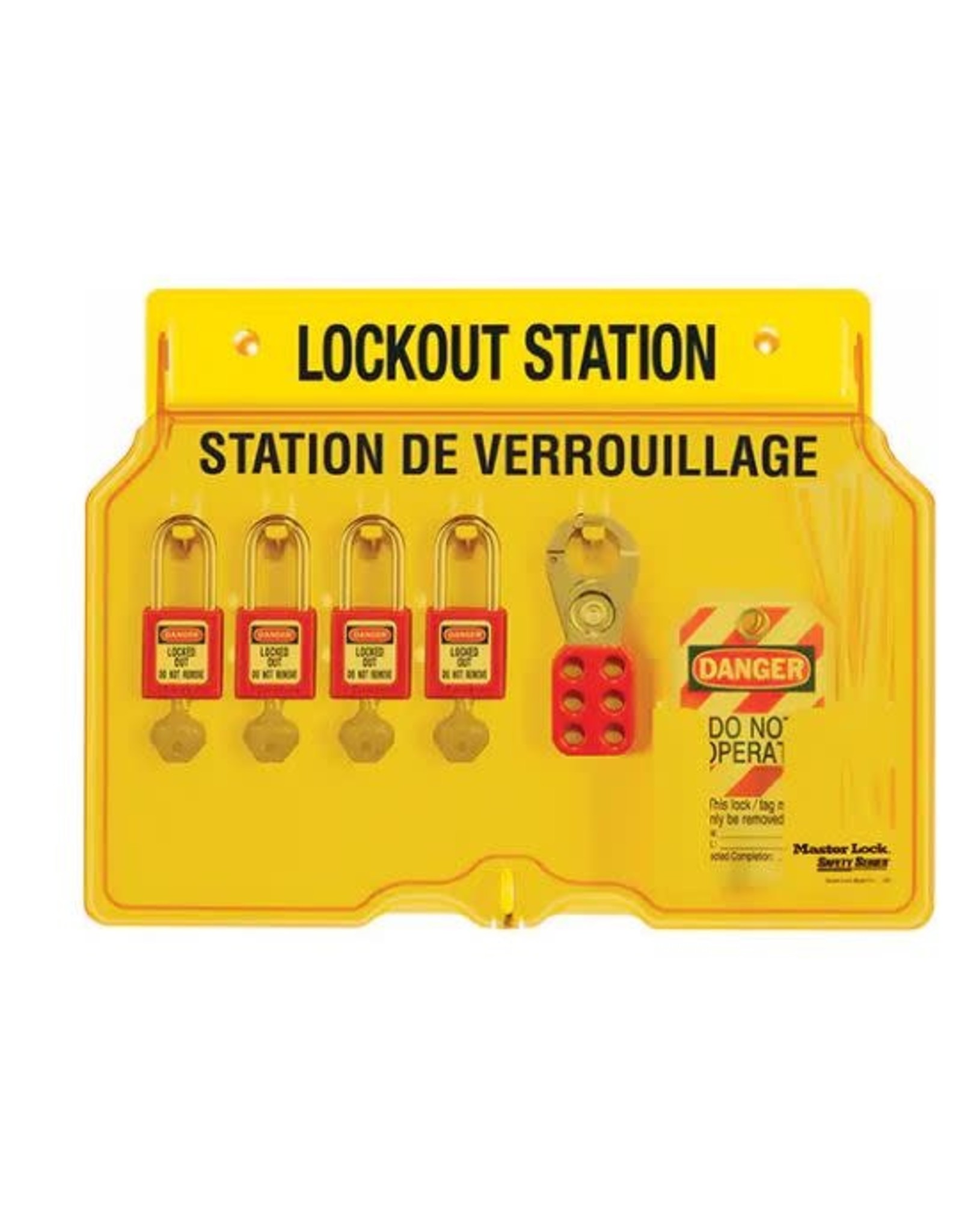 Master Lock Lockout Station, Board/Locks/Tags/Hasps Southwest Safety