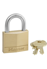 Master Lock Master Lock Solid Brass Padlock, 1/4 x 7/8"