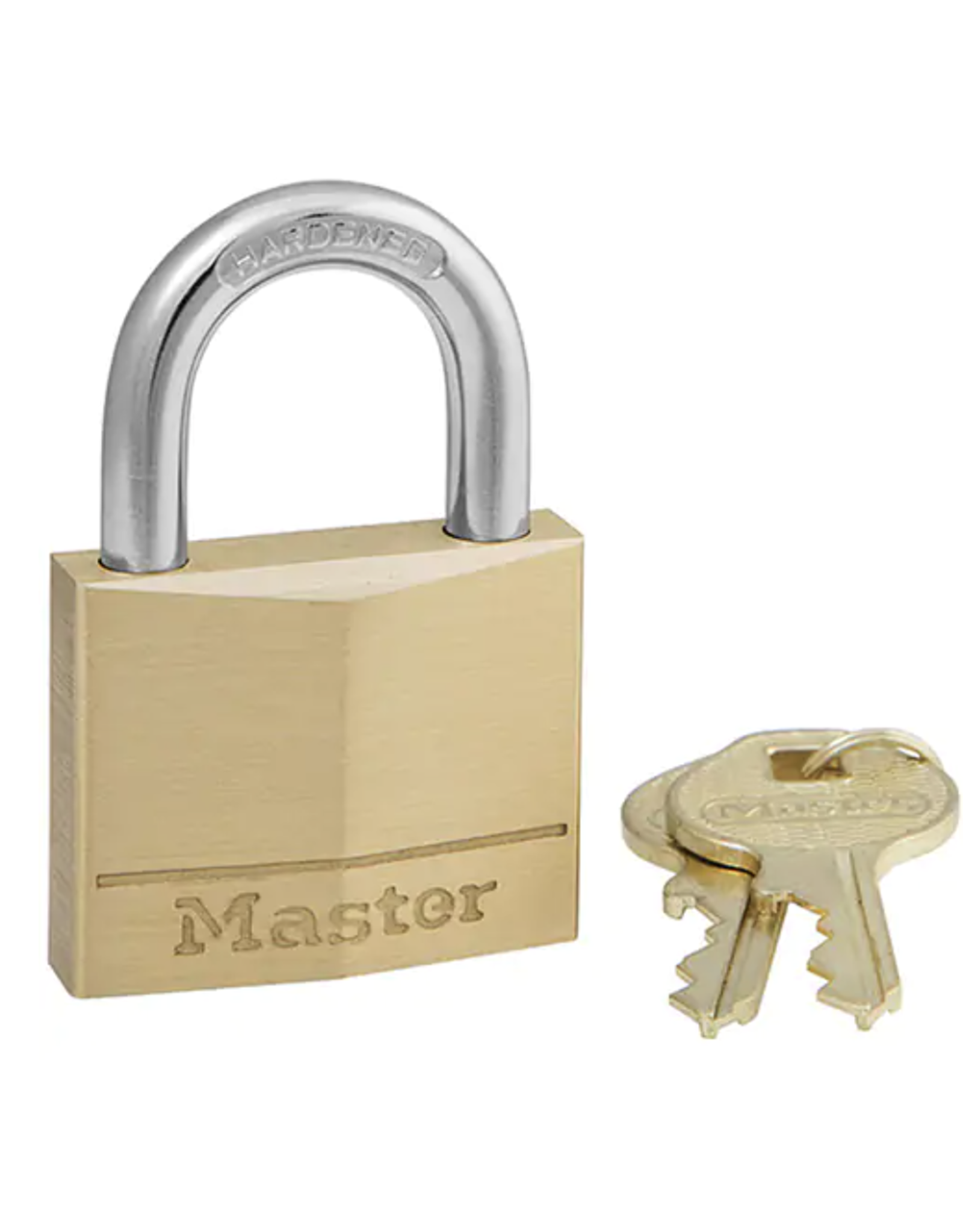 Master Lock Master Lock Solid Brass Padlock, 1/4 x 7/8"