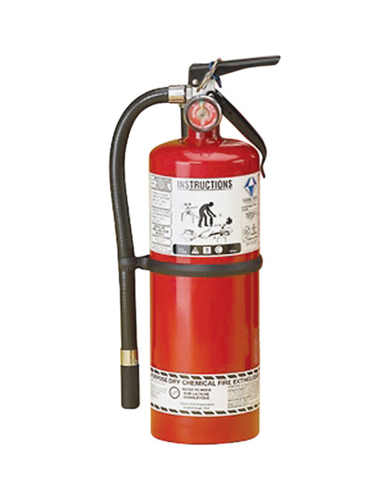 An abc clearance fire extinguisher