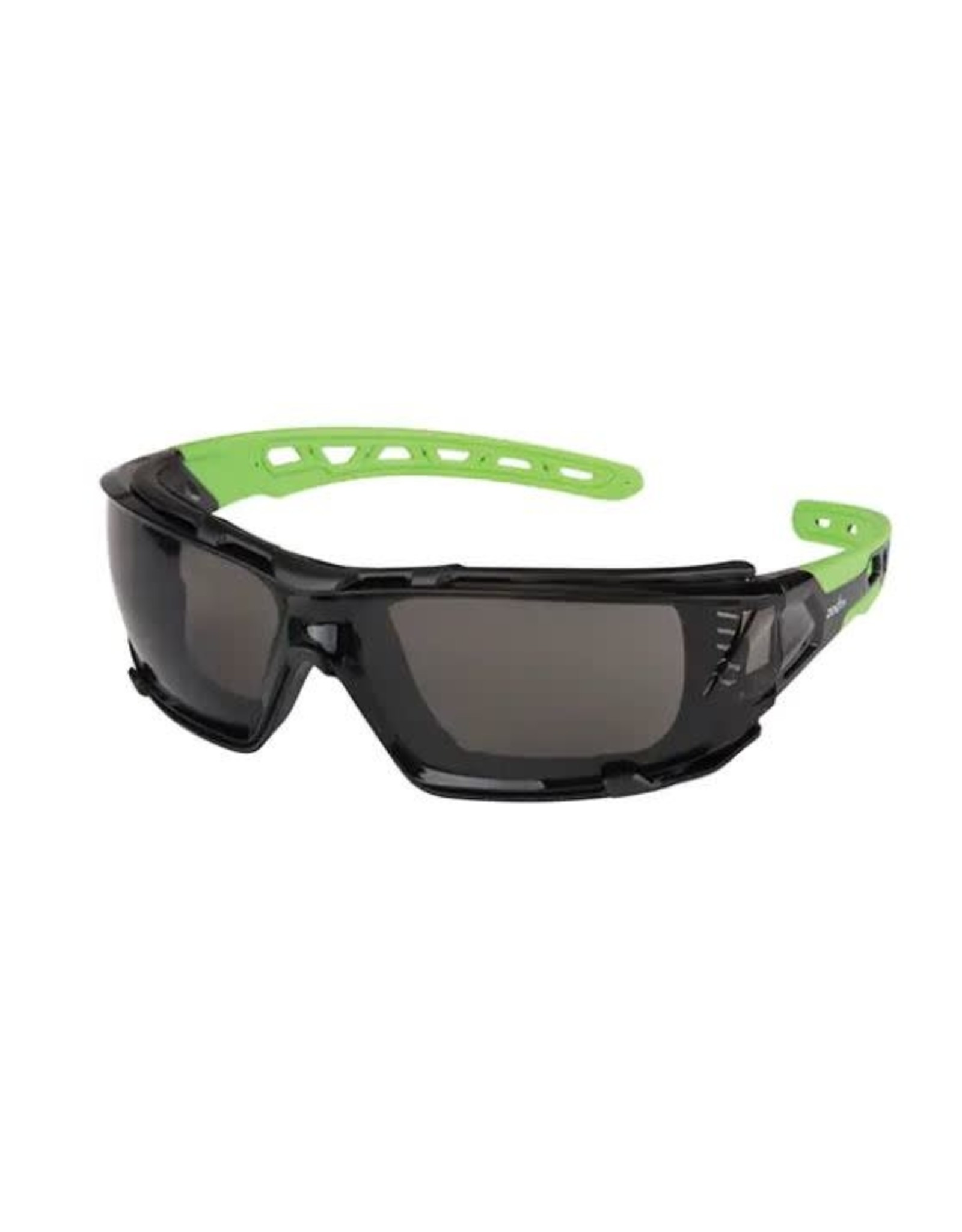 Zenith Safety Eyewear w/Gasket, Tinted, A/S, (GREEN)