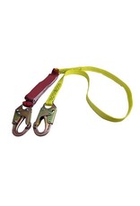 Dentec 6' Shock Lanyard w/ 3/4" Snap Hooks, 140-375lb