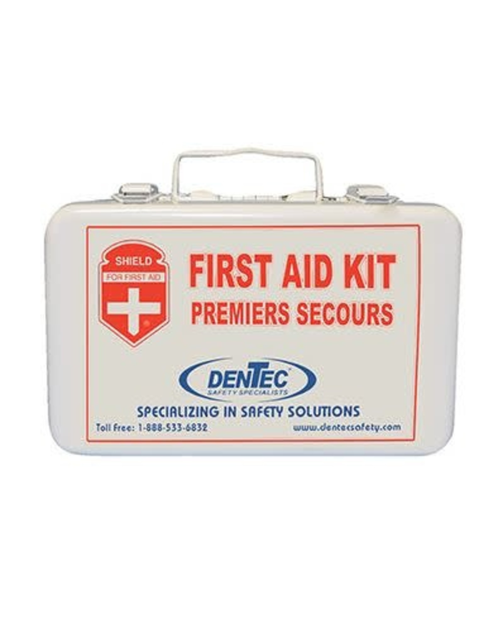 Dentec 2-25 Basic CSA Type 2 First Aid Kit, Metal Case
