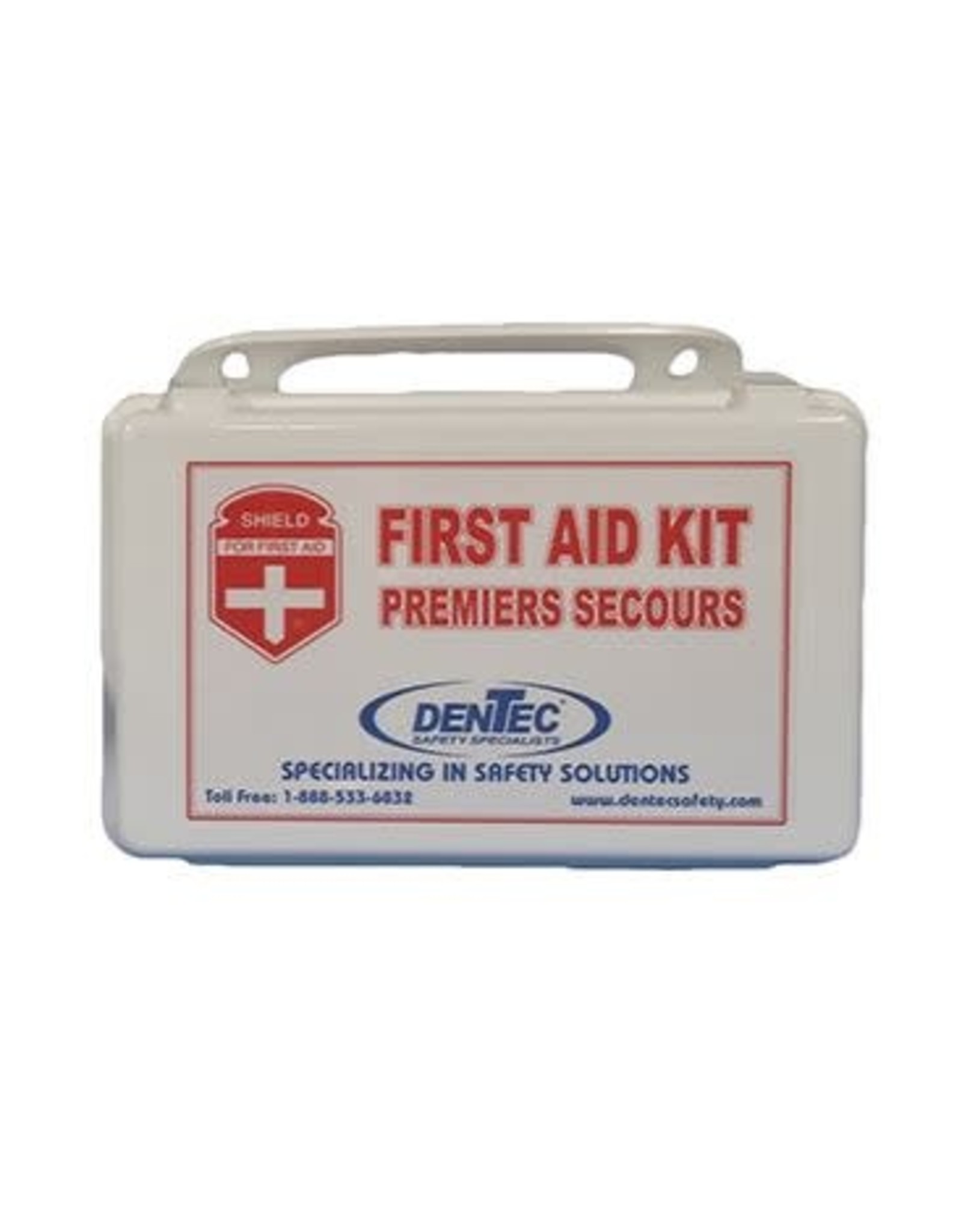 Dentec 2-25 Basic CSA Type 2 First Aid Kit, Plastic Case
