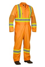 Forcefield Flaggers Tricot High Vis Coverall, Class 3, Orange