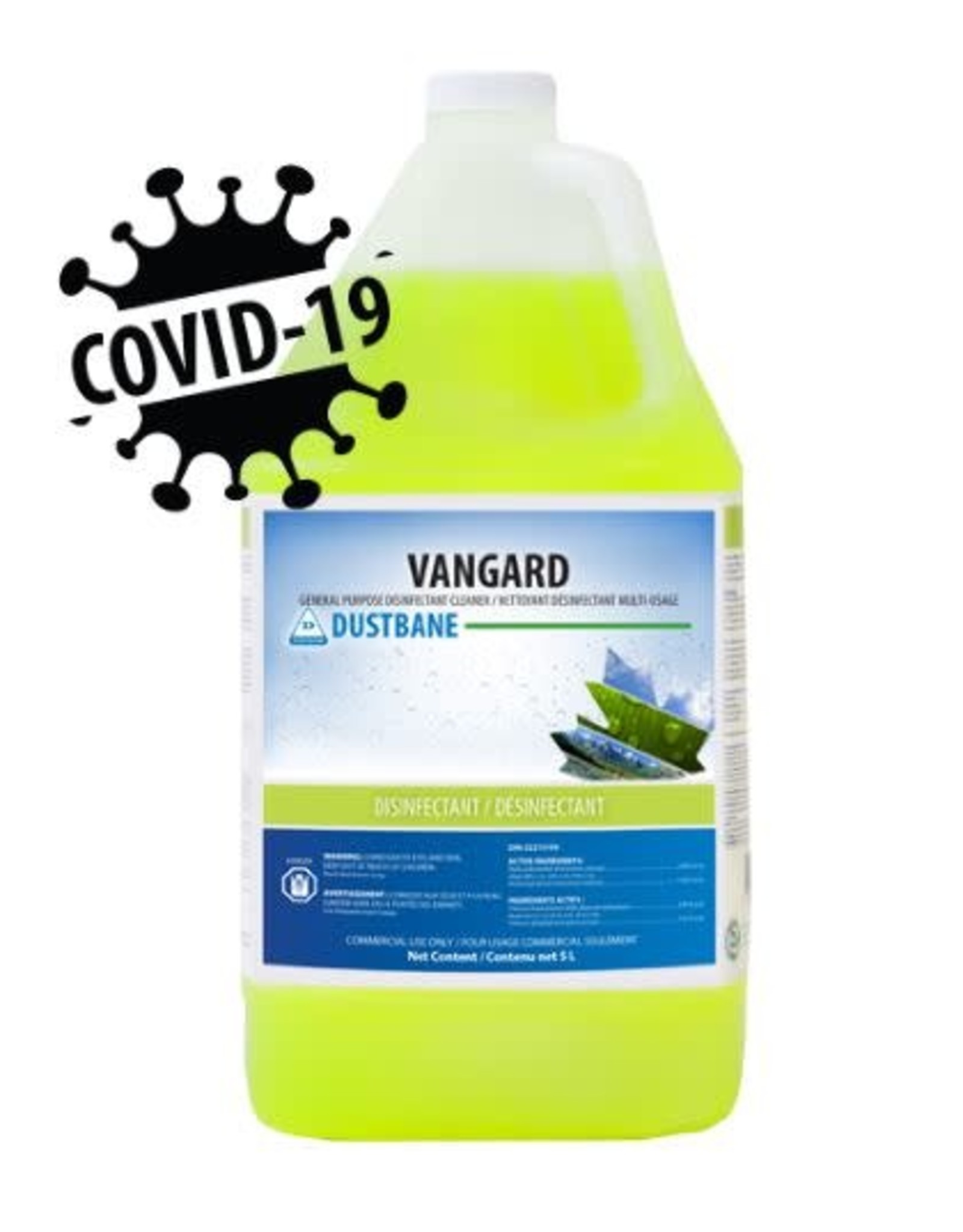 Dustbane Vangard General Purpose Disinfectant Cleaner, 5L