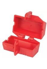 Zenith Plug Type Lockout, 2x2x5, Red