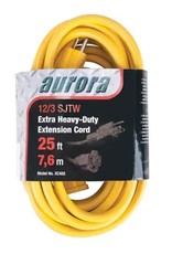 Aurora HD Extension Cord, 12/3, 25'