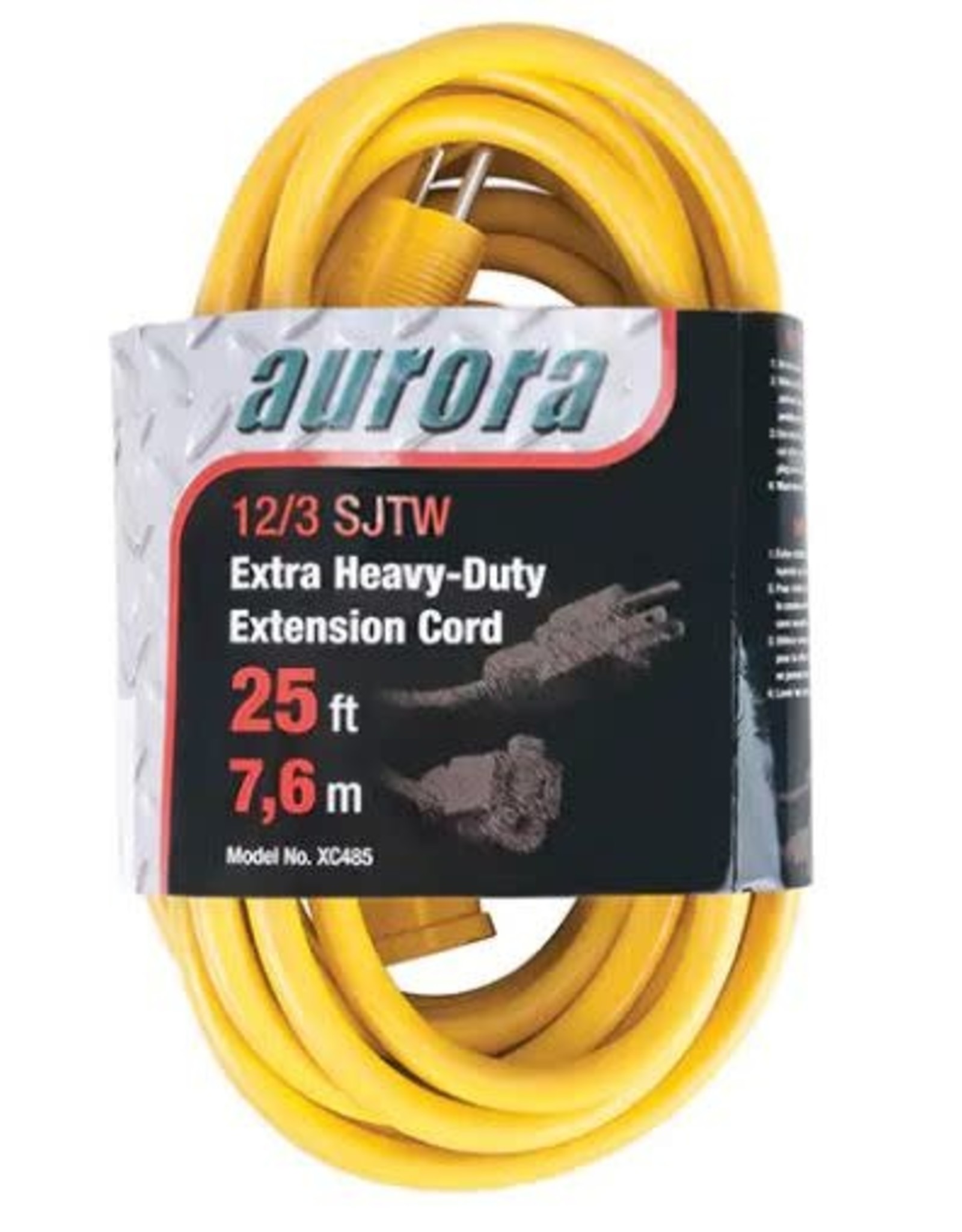 Aurora HD Extension Cord, 12/3, 25'