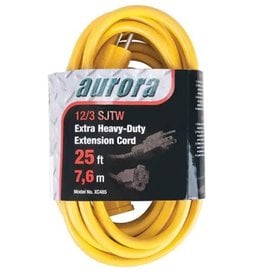 Aurora HD Extension Cord, 12/3, 25'