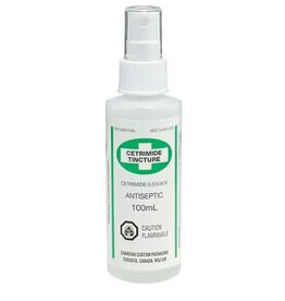 Cetrimide Topical Treatment Spray, Antiseptic, 100ml