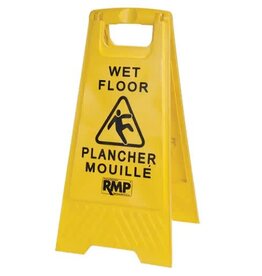 Wet Floor Sign (Bilingual)