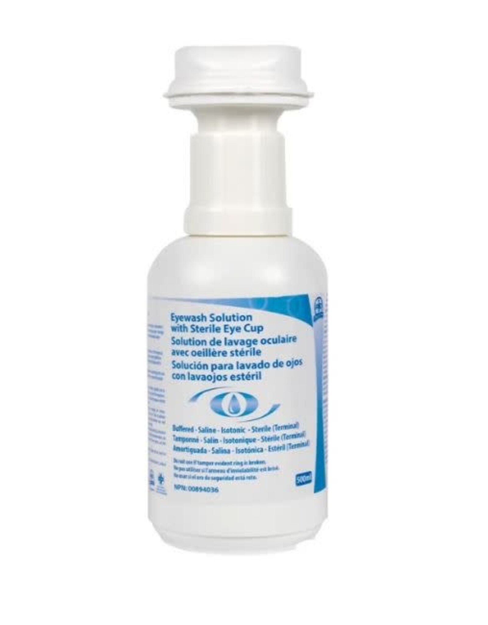 PIO 500ml Eyewash Solution w/ Eye Cap