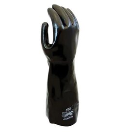 Showa Chemical Resistant Glove, 70 mil, Blk, 16"