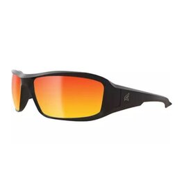 Edge Brazeau Polarized Safety Sunglasses, Polarized, Red Mirror