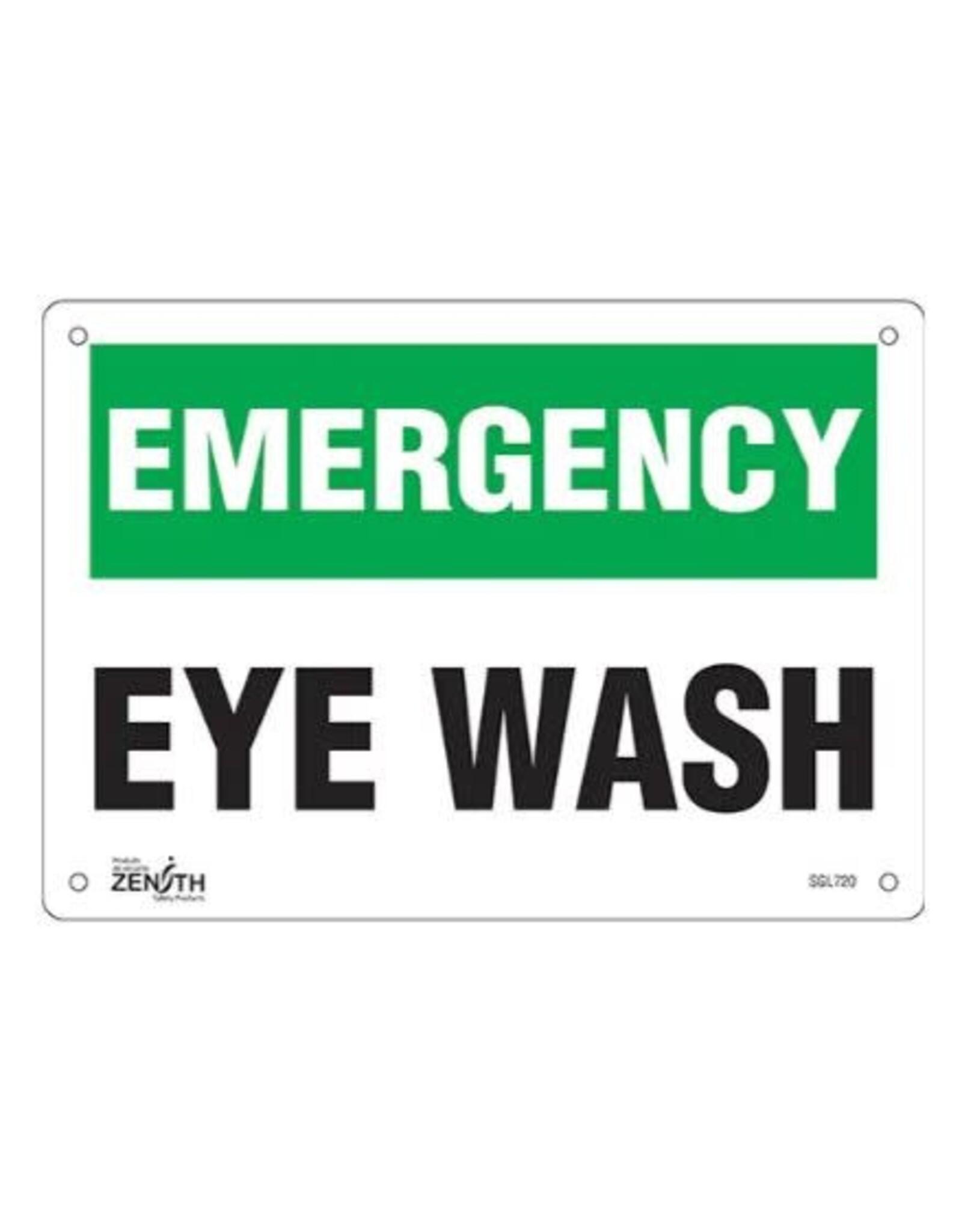 Eye wash Station Sign, Plastic, 7" x 10"