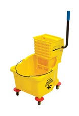 RMP Mop Bucket and Wringer, Yellow, 38 Quart