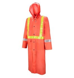 Tornado 601 Long Traffic Rain Coat, Orange