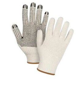 String Knit Liner Glove w/Dotted Palms, 12/Pk String Knit Liner Glove w/Dotted Palms, 12/Pk