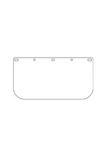 Dynamic Universal Safety Face shield, PETG/Clear